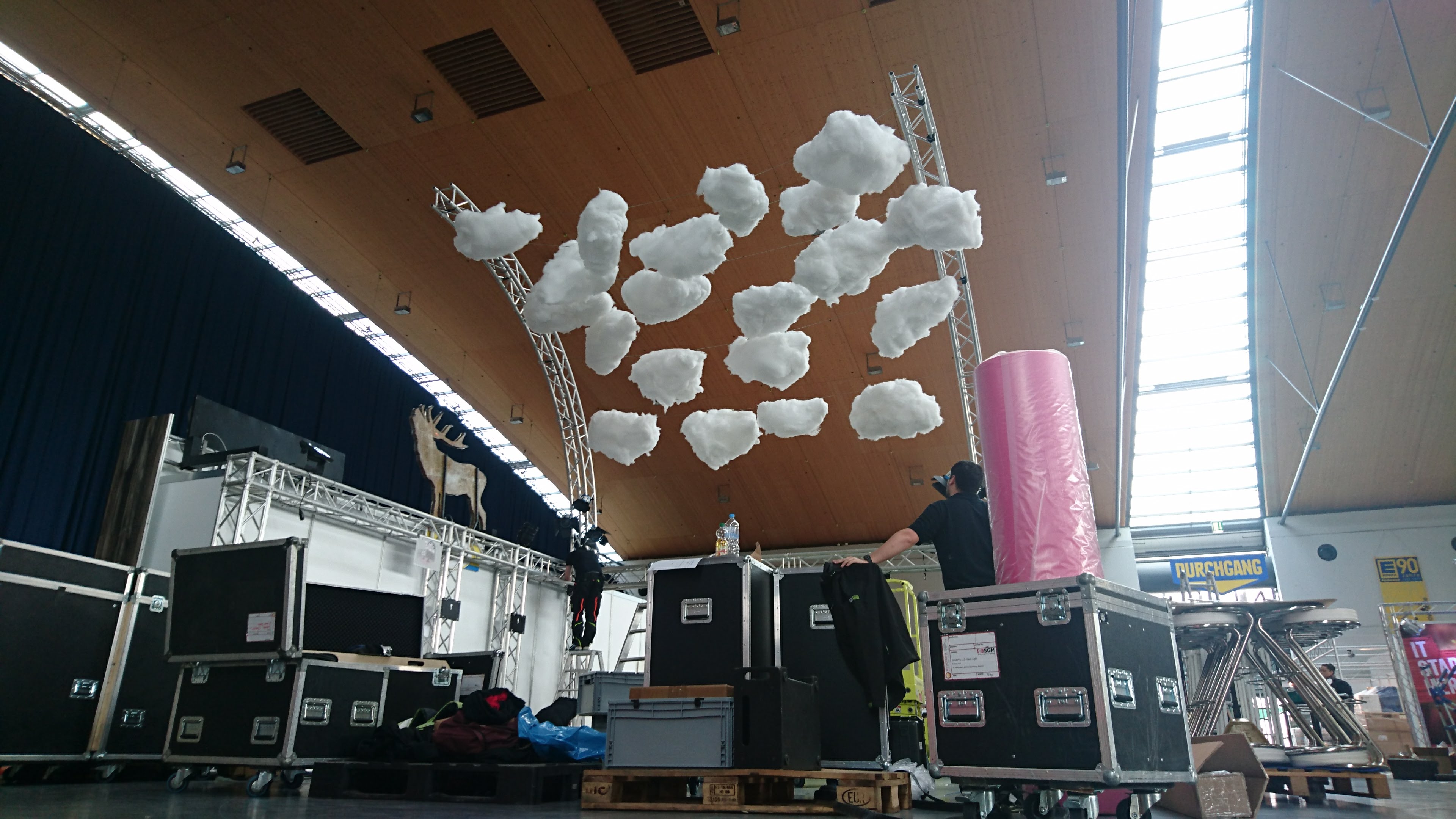Einhorn-Messestand